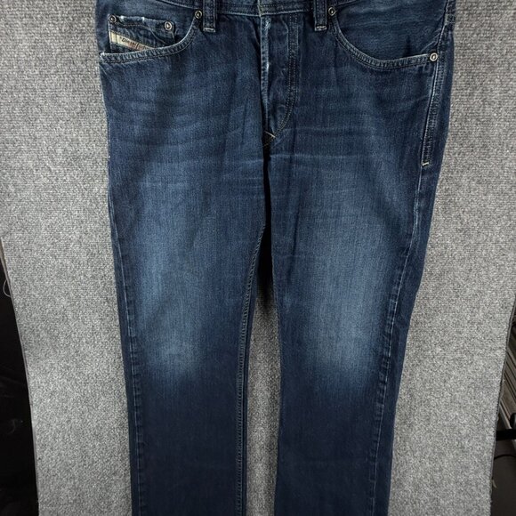 Diesel Viker Jeans Men Blue Denim Regular Straight Wash ORML0 Cotton Adult 32x29 - Picture 1 of 16